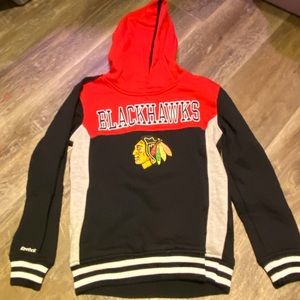 6/$50Kids Blackhawks hoodie